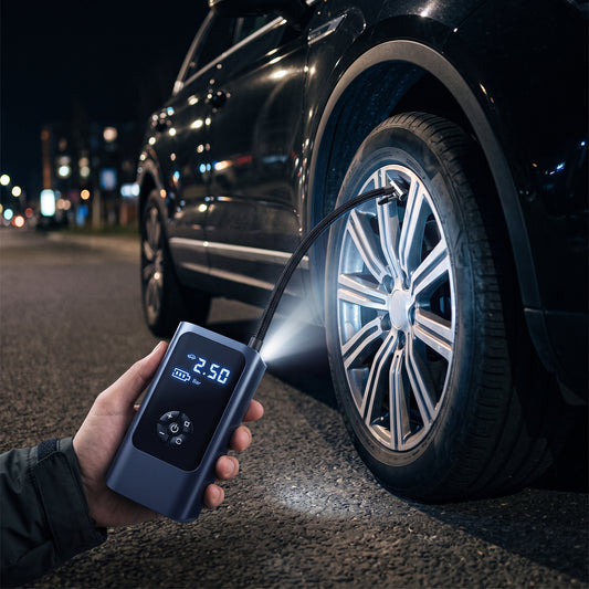 Smart Cordless Car Tyre Inflator & Portable Air Pump (150 PSI)